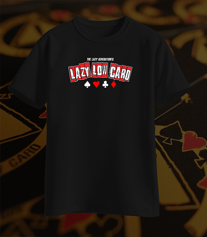 Lazy Low Card Retro T-Shirt