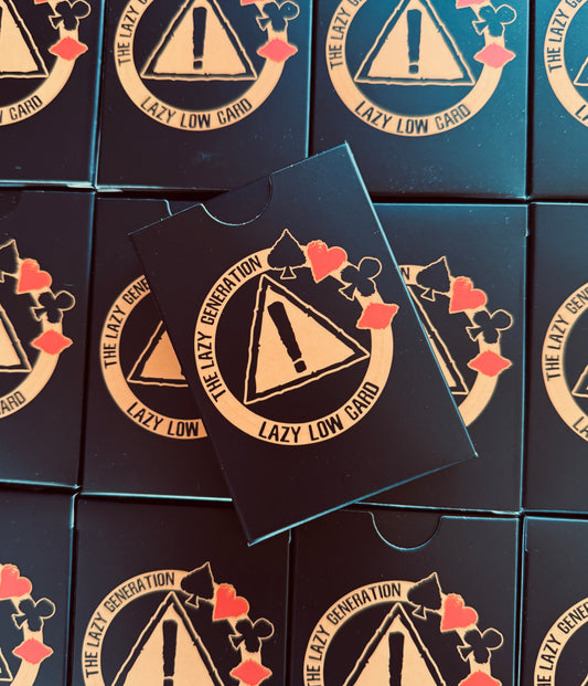 Lazy Low Card Playing Cards