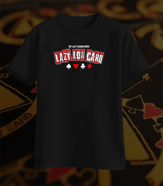 Lazy Low Card Retro T-Shirt